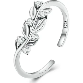 Prsten For Silver Prsten se zirkony ve tvaru větvičky - Stříbro 925