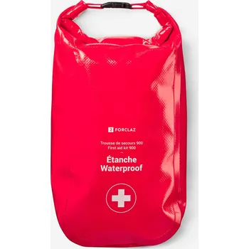 Lékárnička DECATHLON Vodotěsná lékárnička první pomoci 900 80 ks ČERVENÁ