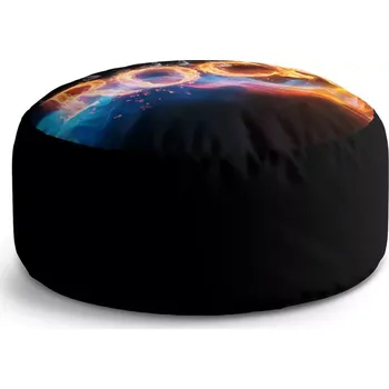 Sedací pytel Kulatý taburet Circle Rock: 38x48 cm - Sablio