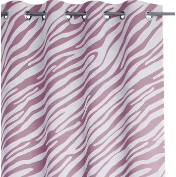 Závěs My Best Home Funny závěs růžový/bílý 140 x 250 cm