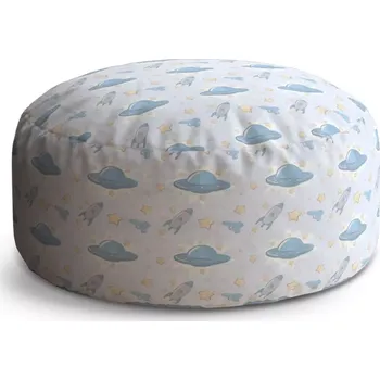 Sedací pytel Kulatý taburet Circle Dětské tanky: 38x48 cm - Sablio