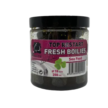 Boilies LK Baits Fresh Boilie TopRestart Sea Food 18mm 250ml