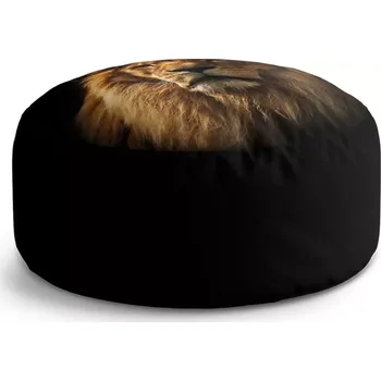 Sedací pytel Kulatý taburet Circle Lev: 38x48 cm - Sablio