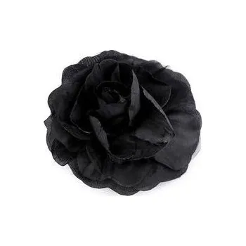 Ozdoba do vlasů Ozdoba do vlasů / brož růže černá