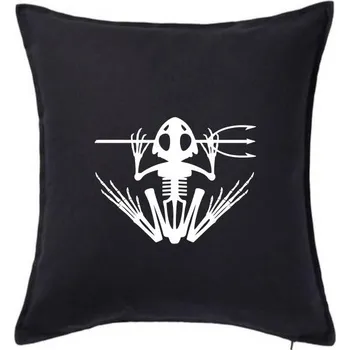 Polštář US Navy Seal Frog - Polštář 50x50 - 50x50 - Pouze potah ( Černá )