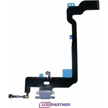 Apple iPhone Xs Charging flex stříbrný