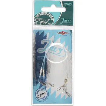 Mikado lanko JAWS Fluorocarbon Leader Light 35cm/8kg 2ks