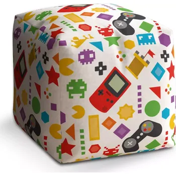 Taburet Taburet Kostka Videohra: 40x40x40 cm - Sablio