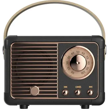 Bluetooth reproduktor Mini Bluetooth reproduktor (Retro rádio) - černé