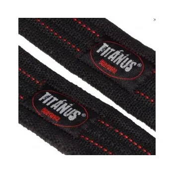 Fitness rukavice Titánus trhačky dvouvrstvé 30081 - černo/červené + Sleva 3 % pro registrované
