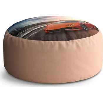 Sedací pytel Kulatý taburet Circle Sportovní auto 3: 38x48 cm - Sablio