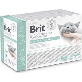 Brit Veterinary Diet Cat Urinary & Stress kapsičky 12x 85 g