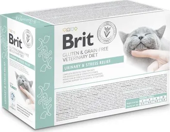 Krmivo pro kočku Brit Veterinary Diet Cat Urinary & Stress kapsičky 12x 85 g