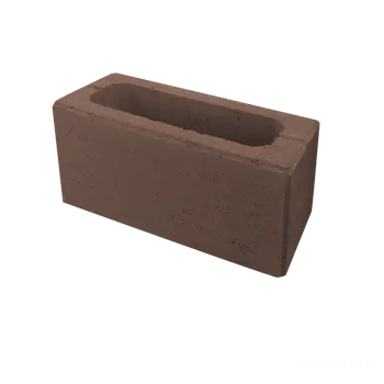 plotová tvarovka DITON Tvárnice plotová s FAZETOU PT hladká hnědá