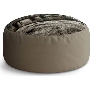 Sedací pytel Kulatý taburet Circle Starý dům: 38x48 cm - Sablio
