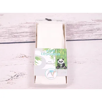 SOCKSWEAR Bambusové legíny DE 8015011 smetanové velikost oblečení - děti: 110/116