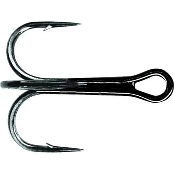 Rybářský háček Mustad trojháček Ultrapoint Round Bend Treble Hook vel. 2 6ks