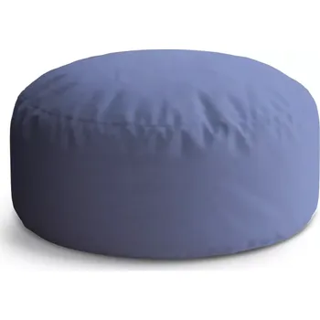 Sedací pytel Kulatý taburet Circle Fialově modrá: 38x48 cm - Sablio