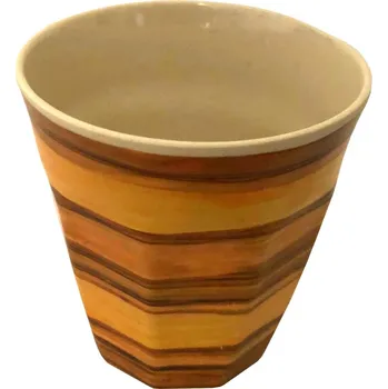 Jídelní set DUE ESSE DUE ESSE, Pohár Bamboo Nature 9 cm, světlý