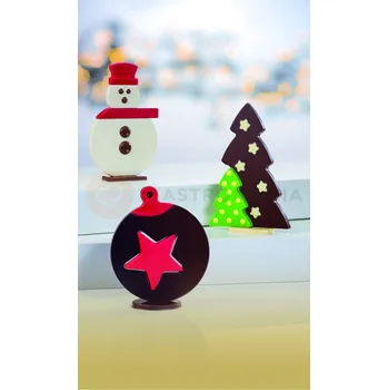 Čokoládová tyčinka Forma na čokoládu - vánoční puzzle, 3 Modele - 20BC100 | MARTELLATO, Xmas Puzzle