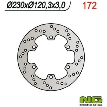 Brzda pro motocykl Přední brzdový kotouč NG Kawasaki 125 KMX 1996 - 2003