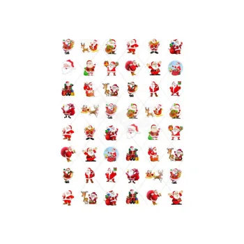 Jedlá dekorace na dort SANTA CLAUS s5