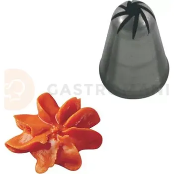 Výroba svíčky Cukrářská špička Květina - 30x45x6 mm - BR331-1 | MARTELLATO, Flower & Petals Nozzles