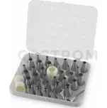 Sada ocelových zdobicích špiček - 39 ks | SILIKOMART, Stainless Steel Tubes Box