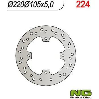 Brzda pro motocykl Zadní brzdový kotouč NG Honda 650 FX VIGOR 1998