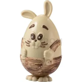 Čokoládová tyčinka Forma na 3D figurky - Králík, 1 ks x 480g, 120x120x220 mm - MAC604S | MARTELLATO, 3D Easter