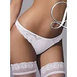 Dámské tanga 993 Leilieve XL bílá