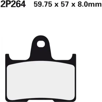 Brzda pro motocykl Zadní brzdové destičky Nissin Kawasaki ZX-7RR 750 Ninja N1 1996 - 2002 směs ST