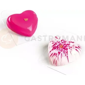 Kuchyňská sůl Silikonová forma ve tvaru srdce - 24 ks. - 30SIL03N | MARTELLATO, Individual Cake