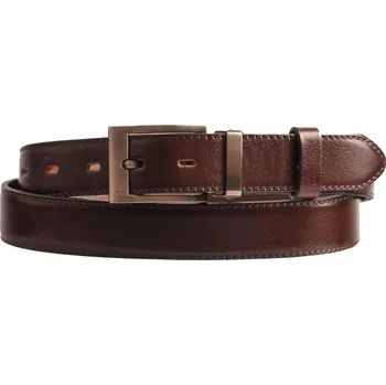 Opasek Kožený pánský společenský hnědý pásek 30-020-3-40 95 cm