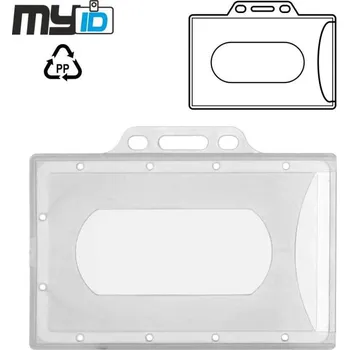 Obal na kartičku Obal IDS - na 1 kartu 54x86 závěsný, na šířku, 1ks