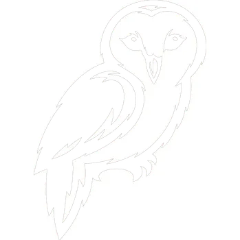 Samolepicí dekorace na vozidlo Sova 1 samolepka na auto - zelená / 7,5x10,5 cm