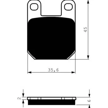 Brzda pro motocykl Přední brzdové destičky Goldfren Peugeot Speedfight II 100 2001-2007 směs AD