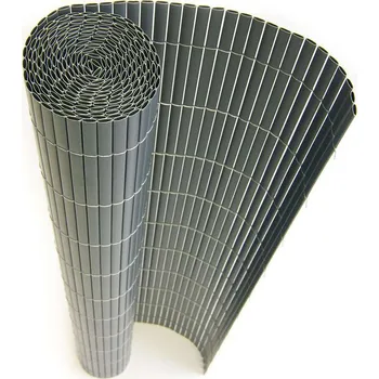umělý živý plot Bambusová rohož - BAMBOO MAT - DG, výška 2,0 m (Šedá bambusová stínící rohož)
