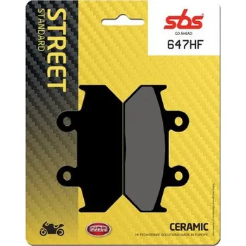 Brzda pro motocykl Přední brzdové destičky SBS Honda CB 125 TT 1990 směs HF
