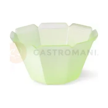 Jednorázové nádobí Miska Smeraldo na dezerty ze zeleného plastu, 0,55 l, balení 50 kusů | ALCAS, 138/6