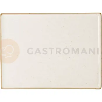 Servírovací talíř z porcelánu obdelníkový, 35x25 cm, krémový | PORLAND, Seasons Sand