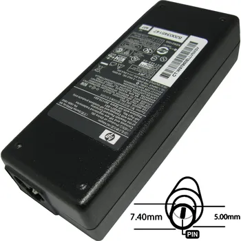 Adaptér k notebooku Napájecí adaptér 90W 18,5V, 7.4x5.0, originál HP