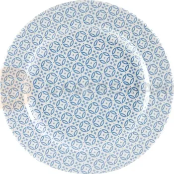 Talíř Modrý zdobený mělký talíř 30,5 cm | CHURCHILL, Moresque Prints