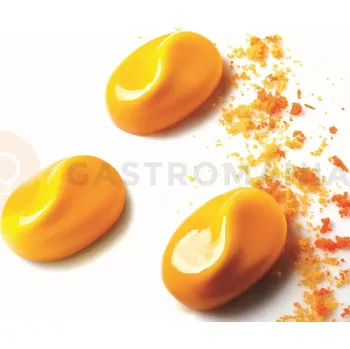 Kuchyňská sůl Silikonová forma na monoporce - 400x300 mm, 12 ks x 83x53x42 mm, 100 ml - PX4304S | PAVONI, Curvy