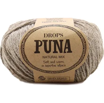 Příze Drops Puna MIX 04 šedohnědá