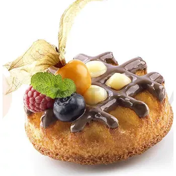 Kuchyňská sůl Silikonová forma na dezerty - vafle 18x 90 mm - SQ051 Waffel | SILIKOMART, Sessanta Quaranta