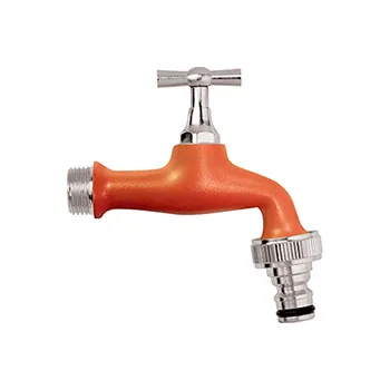 Ventil Zahradní ventil sedlový 1/2", červený/chrom