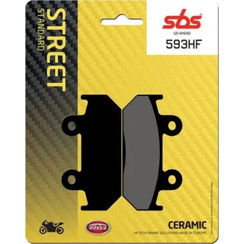 Brzda pro motocykl Přední brzdové destičky SBS Honda NSR 250 R 1987 směs HF