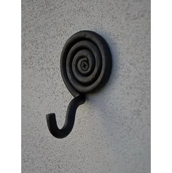 Pomůcka pro obuv a oblečení Kovaný věšák na lžíci