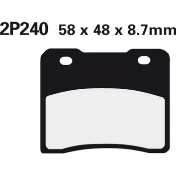 Brzda pro motocykl Přední brzdové destičky Nissin Suzuki GSX-R 400 F 1985 - 1986 směs SS